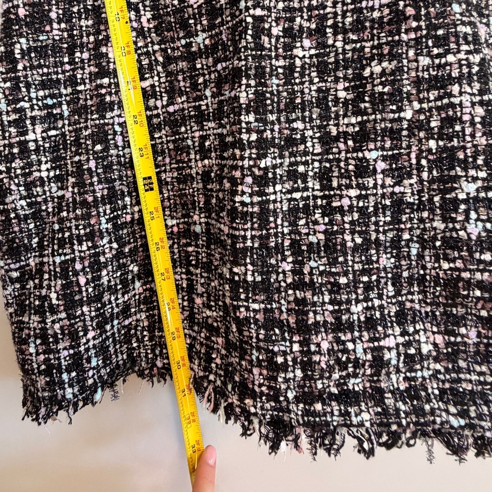 MAJORELLE Bia Black Tweed Mini Dress NWT Revolve XS - Picture 9 of 10